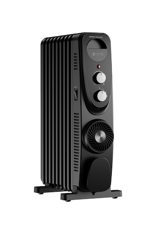 Dijitsu Dyr30 11 Dilim Siyah Turbo Fanlı Yağlı Radyatör