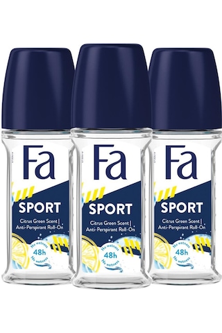 Fa Sport Erkek Roll-On Deodorant 50 ML x 3