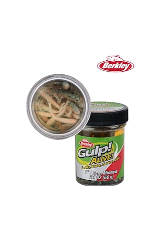 Berkley Gulp Alive Minnow Silikon Yem Black Shad
