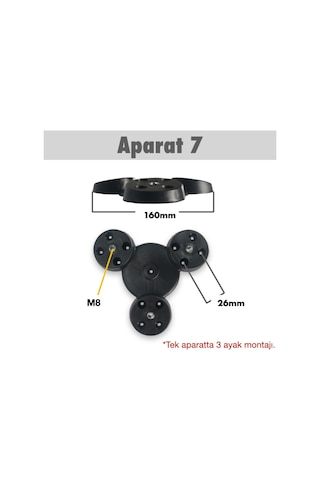 Zigon Orta Ve Yan Sehpa Açılı Ayak Bağlama Aparatı (398518549)