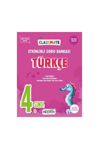 4. Sınıf Classmate Türkçe Etkinlikli Soru Bankası