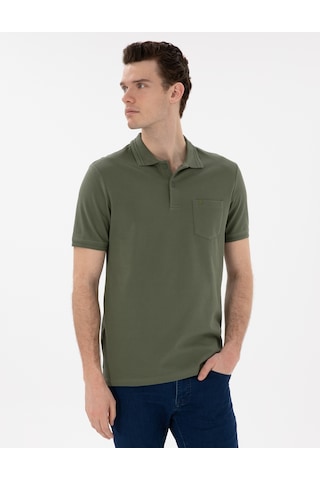 Pierre Cardin Erkek Haki Tişört Basic 50306552-vr027 Haki