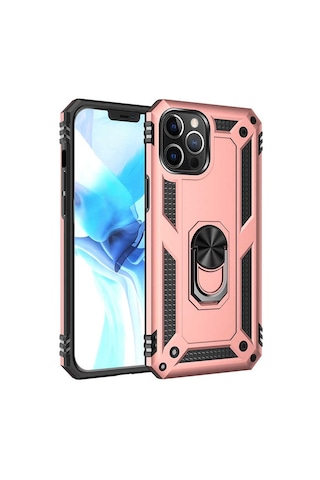 Apple Uyumlu iPhone 12 Pro Max Uyumlu Zore Vega Kılıf-rose Gold Rose Gold -