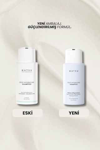 Matsu Deep Hydrating Nem Şampuanı 350 ml | Kuru & İnce Telli Saçlar