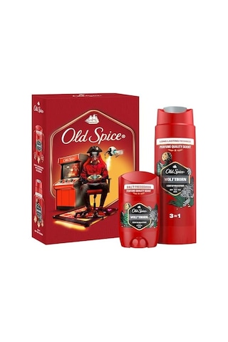 Old Spice Gamer Hediye Seti: Wolfthorn Deodorant Stick 50 Ml + Duş Jeli 250ml