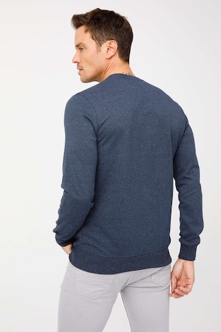 Igs İgs Erkek İndigo Modernfıt / Ekstra Dar Kalıp Bisiklet Yaka Sweatshirt İndigo