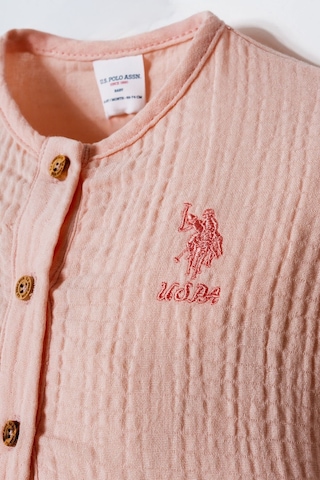 U.s. Polo Assn. Kız Bebek Turuncu Şort Takım 5274-50093 Turuncu