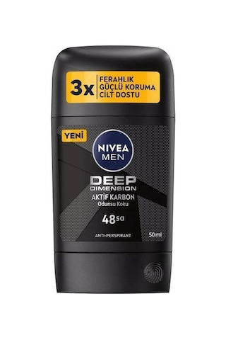 Nivea Men Deep Dimension Aktif Karbon Stick Deodorant 50 ml