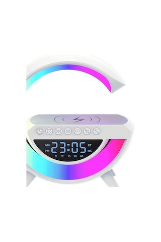 Bluetooth Hoparlör Rgb Aydınlatmalı Usb Tf Kart Fm Destekli