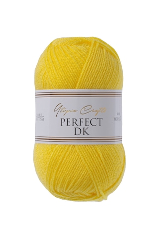 Utopia Crafts Perfect Dk %100 Akrilik Yumuşak Örgü İpi 100g 300m - Mısır Sarısı