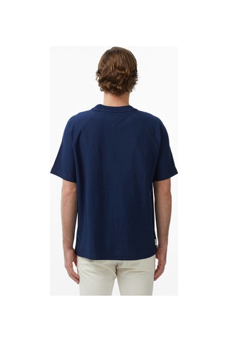 Tommy Hilfiger Tommy Flag Elevated Tee Lacivert
