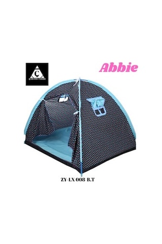 Abbie Muhteşem Oyun Çadırı B.T Siyah Desenli