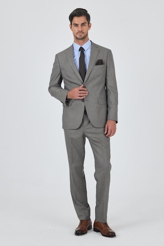 İmza Bej Mono Yaka Esnek 6 Drop Comfort Fit Classic Takım Elbise 1001250152 Bej