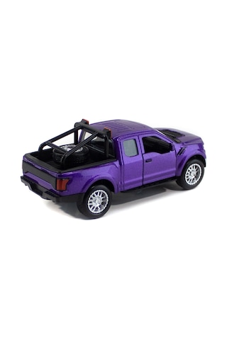 Metal Ford Ranger Pikap Çek Bırak Işıklı Mor 12 Cm
