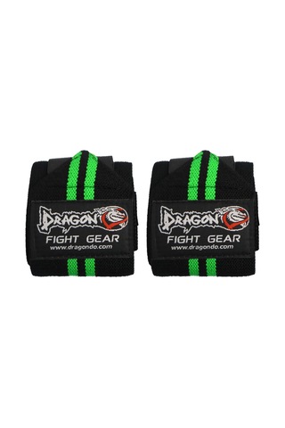 Dragondo 63911 Halter Ve Fitness Bilek Bandajı Yeni Seri Siyah - Yeşil