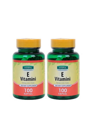 Vitapol E Vitamini 400 Iu 268 Mg 2X100 Kapsül Vitamin E