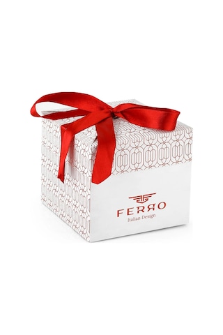 Ferro Gümüş Ve Siyah Çelik Ve Deri Erkek Bileklik Frj10156a-j 2 Yıl Garantili Hediye Paketli Gümüş - Siyah
