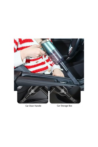 Springsun 120w 9000pa Süctionlu Kablosuz El Fırçası, Ev-araba-ofis Temizliği İçin 3'ü 1 Arada Taşınabilir Siyah Elektrikli Süpürge