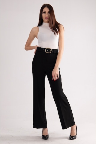 Belamore Siyah Bol Paça Pantolon 3974959.01