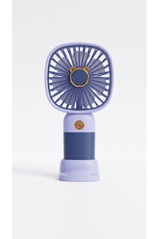 Mini El Fanı Morr Kompakt Tasarımlı, Usb Şarjlı Güçlü Taşınabilir Vantilatör Fan-pl111