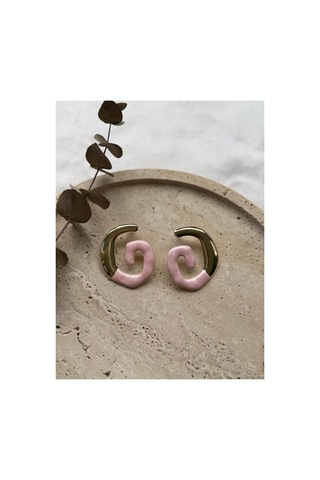 Sway Mineli Gold Küpe Pembe - 907187991 Pembe - 907187991 Pembe
