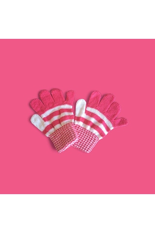 Eleven Markets Çocuk Eldiveni Pembe Bebe Eldiven 1-4 Yaş Pembe