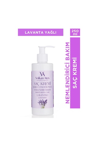 Volkan Ates Natural & Beauty Lavanta Yağlı Saç Kremi 250 Ml