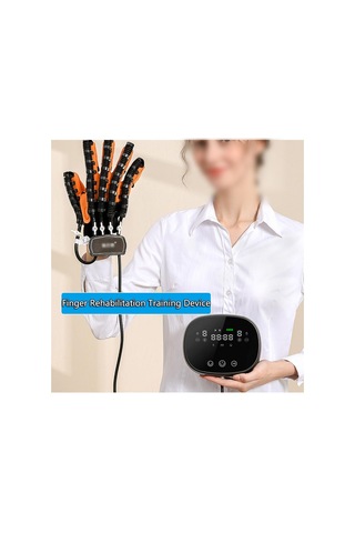 Cxfscd Rehabilitasyon Robot Eldiveni, Ayarlanabilir Güç, El Sertliğini Giderme, El Disfonksiyonu Olan Hastalar İçin Boyut: S, Renk: Sol El