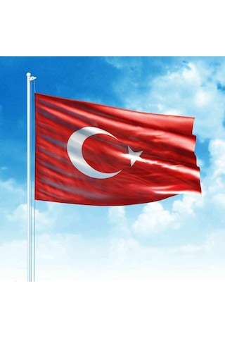 Tc Alpaka Kumaş Ay Yıldız - Türk Bayrak 1 X 1,5 Metre -100x150 Cm 1 Tc Alpaka Kumaş Ay Yıldız - Türk Bayrak 1 X 1,5 Metre -100x150 Cm 1