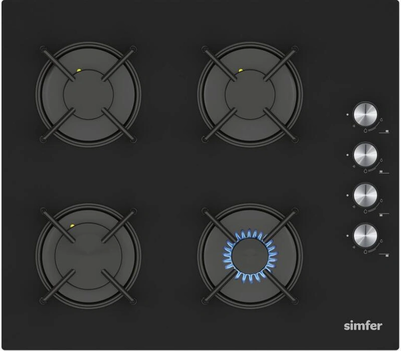 Simfer SB8228 - T3046 - SD8708 Trend Mekanik Siyah 3'lü Ankastre Set