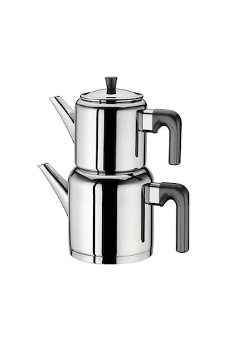 Aryıldız Roma Çaydanlık Takımı Soft Siyah Büyük 005ar4202081 Gri - Siyah