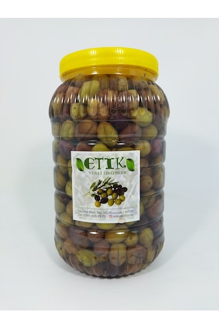 Etik Yerli Ürünler Manzalina Cinsi Dilme Tatlanmış Zeytin 3 KG