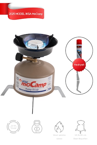 İksa Mocamp Kamp Ocağı Gazlı Kamp Ocağı Pratik Ocak - Bej