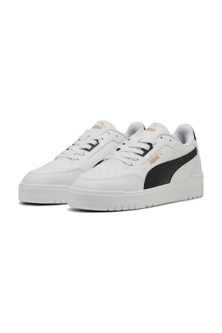 Puma Shuffle Downtown 402596 02 Erkek Sneaker Ayakkabı Beyaz Siyah 40-45 Sıyah - Beyaz