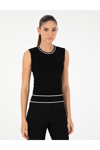 Pierre Cardin Kadın Siyah Bluz Triko 50296459-vr046 Siyah