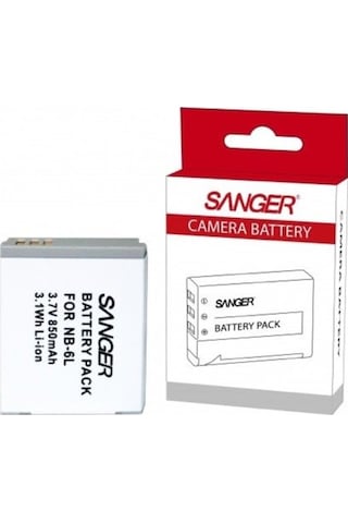 Sanger Nb-6L Canon Uyumlu Batarya
