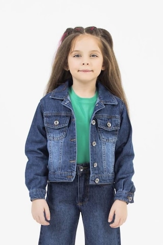 Dmb Kids Kız Kot Ceket 24ydmb0053 Siyah