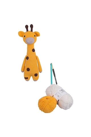 Amigurumi Organik Oyuncak-uyku Arkadaşı -örme Zürafa Bebek