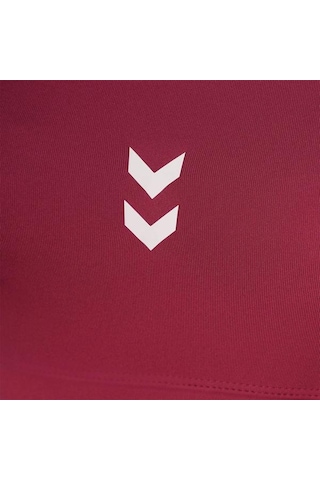 Hummel Bra Sajar Kadın Bordo Yuvarlak Yaka Atlet Bordo