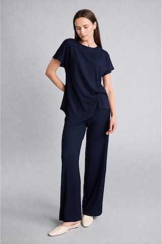 Defacto Straight Fit Düz Paça Bürümcük Pantolon G2919ax26aunv31 Lacivert-nv31