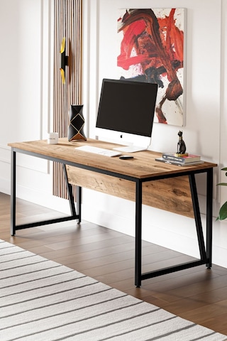 Ms2 Çalışma Masası,ofis Masası - 70x160 Cm - Çam Ms2 - 160 - Çam