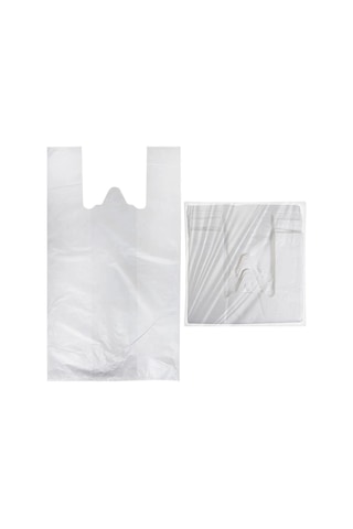 Doku Ambalaj Atlet Poşet T-shirt Bağ Tam Orjinal 1kg Taşıma Torbası Alişveriş Orta Boy 27x50cm