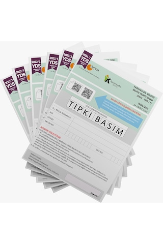 2025 YDS İngilizce ÖSYM Tıpkı Basım Çıkmış Soru 6lı Deneme Paketi Video/PDF Çözümlü Türkiye Geneli