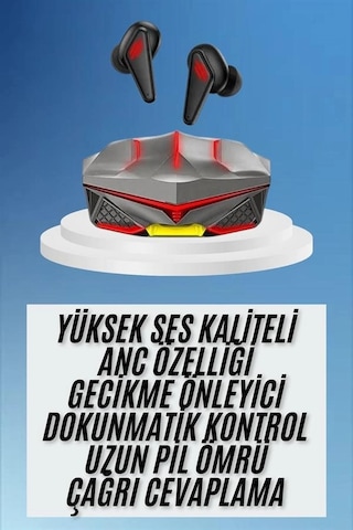 Dokunmatik Kontrol Tws Işıklı Kulakiçi Bluetooth Kulaklık Kablosuz Kulaklığı