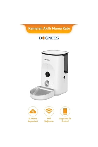 Dogness Rover F15 Otomatik Mama Kabı 4 L Çelik - Akıllı Besleme Ve Güvenli Takip