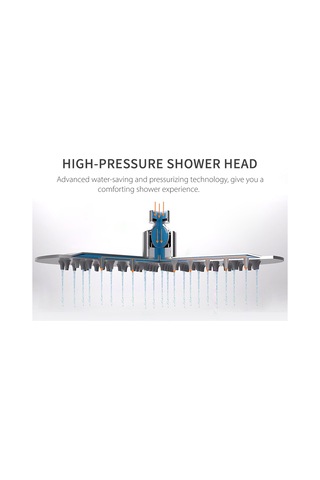 Tenfowee 8 İnç 304 Paslanmaz Çelik Yüksek Basınçlı Duş Başlığı - Paslanmaz Ve Dayanıklı Diğer