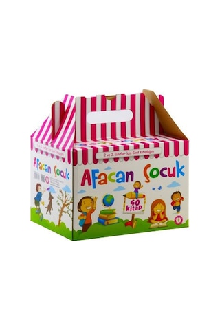 Afacan Çocuk Sınıf Kitaplığı Seti - 40 Kitap Takım- Akvaryum Yayınları
