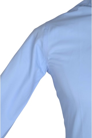 Cengiz İnler Standart Yaka Slim Fit Cepsiz Düz Erkek Gömlek 001