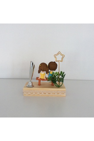 Bankta Oturan Romantik Sevgililer Notluk Biblo Diğer