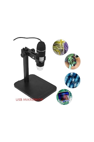 Triline 1000x 2mp Dijital Standlı 8 Ledli Usb Otg Mikroskop